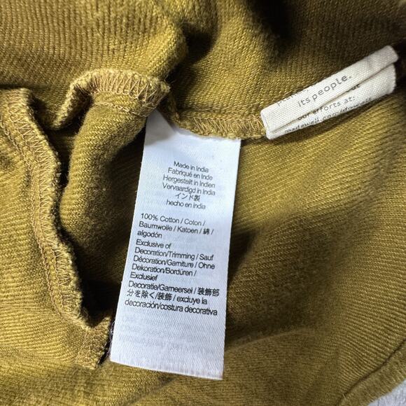 Madewell Flannel Lucie V-Neck Smocked Mini Dress Cottagecore XL Ruffle Green - Picture 5 of 9